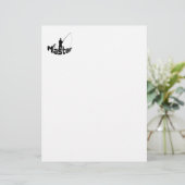 Fliegenfischen Briefbogen (Stehend Vorderseite)