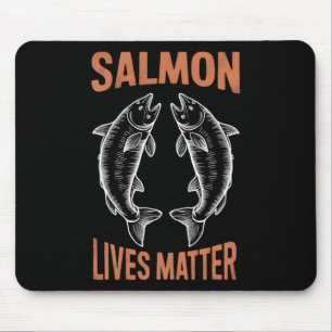 Fliegenfischen Fisch Angler Lachs Leben Problem B Mousepad