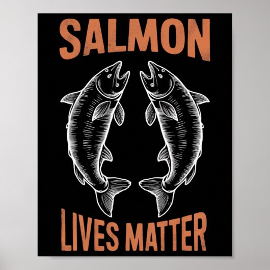 Fliegenfischen Fisch Angler Lachs Leben Problem B Poster (Vorne)