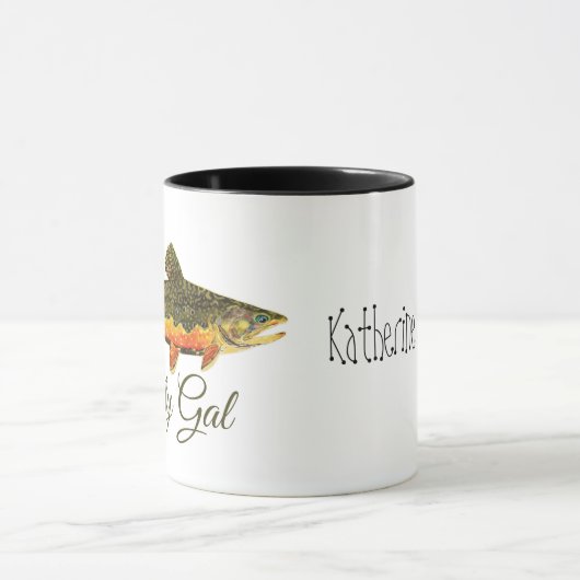 Fliegenfischen Fliegenfischer GAL Brook Foreut Fis Tasse (Zentrum)