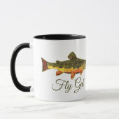 Fliegenfischen Fliegenfischer GAL Brook Foreut Fis Tasse (Links)