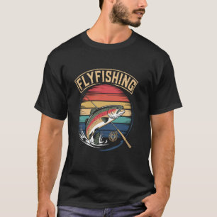 Fliegenfischen Forellenangler Fischer T-Shirt