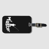 Fliegenfischen Gepäckanhänger (Vorderseite (Horizontal))