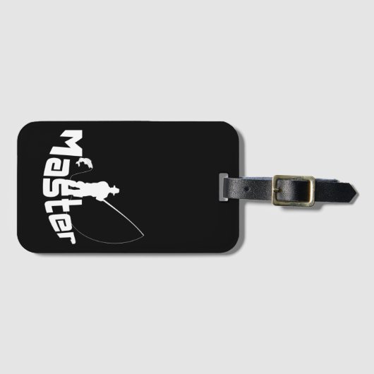 Fliegenfischen Gepäckanhänger (Vorderseite (Horizontal))