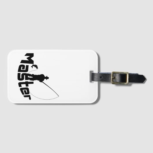 Fliegenfischen Gepäckanhänger (Vorderseite (Horizontal))