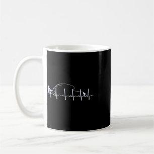 Fliegenfischen Herzschlag Fisch Forellenfischen Kaffeetasse