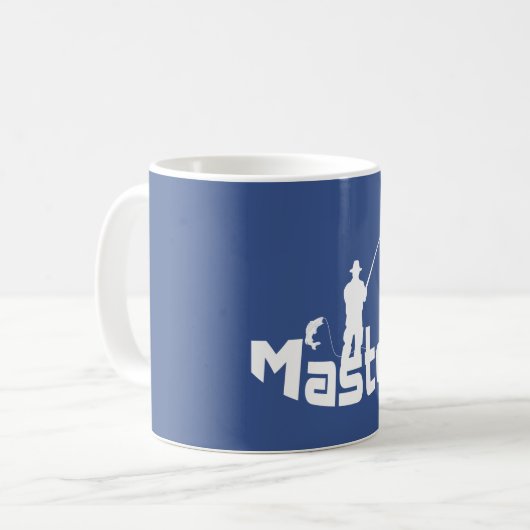 Fliegenfischen Kaffeetasse (Vorderseite Links)