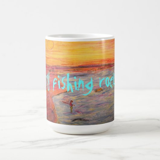 Fliegenfischen Kaffeetasse (Mittel)