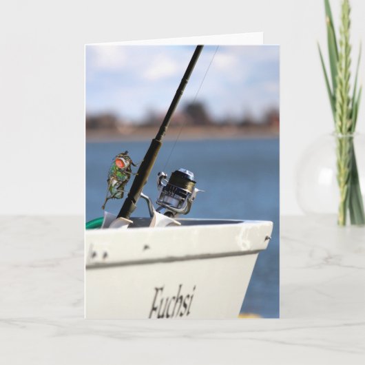 Fliegenfischen Karte (Vorderseite)