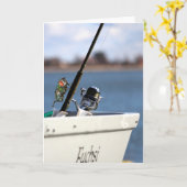 Fliegenfischen Karte (Gelbe Blume)