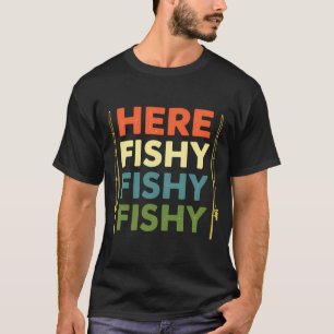 Fliegenfischen Kunst Vintage-Look Amerikanische Fl T-Shirt