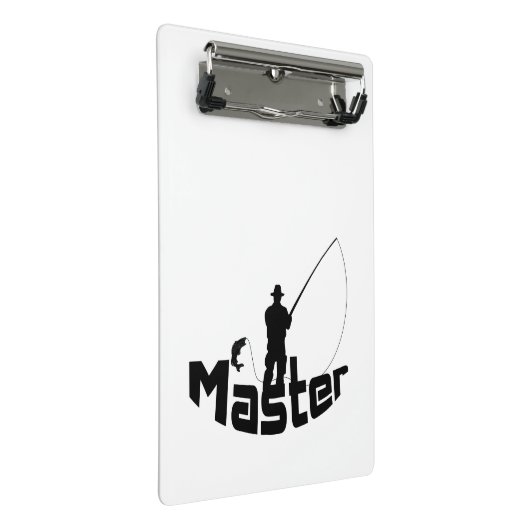 Fliegenfischen Mini Klemmbrett (Schrägansicht)