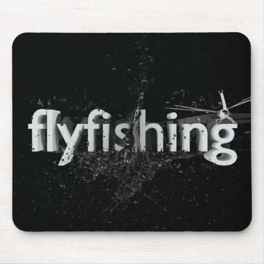 Fliegenfischen Mousepad (Vorne)