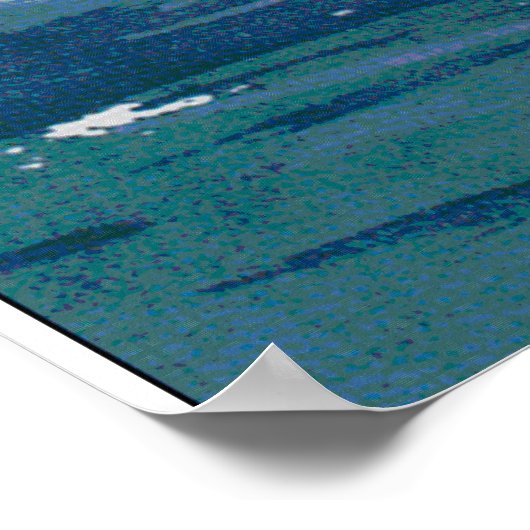 Fliegenfischen Poster (Ecke)