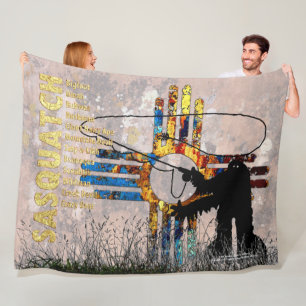 Fliegenfischen Sasquatch, Sprechende Canyons, New  Fleecedecke