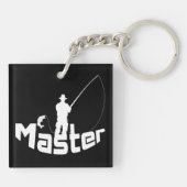 Fliegenfischen Schlüsselanhänger (Rückseite)