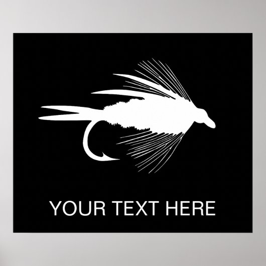 Fliegenfischen soll personalisieren poster (Vorne)
