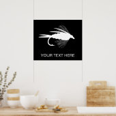 Fliegenfischen soll personalisieren poster (Küche)
