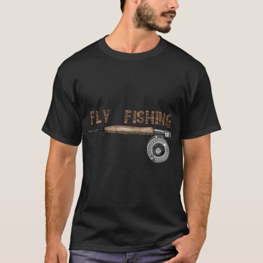 Fliegenfischen T-Shirt (Vorderseite)