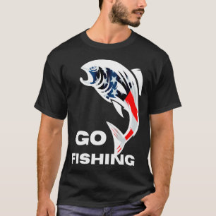 Fliegenfischen USA v2 T-Shirt