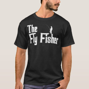 Fliegenfischen Vater Outdoor Sportler Fischer Mem T-Shirt