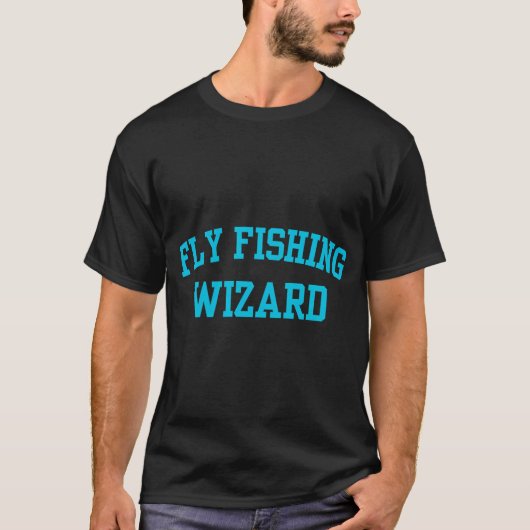 Fliegenfischen-Zauberer T-Shirt (Vorderseite)