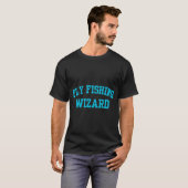 Fliegenfischen-Zauberer T-Shirt (Vorne ganz)
