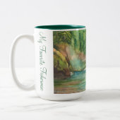 Fliegenfischen Zweifarbige Tasse (Links)