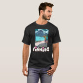 Fliegenfischer Angler T-Shirt (Vorne ganz)