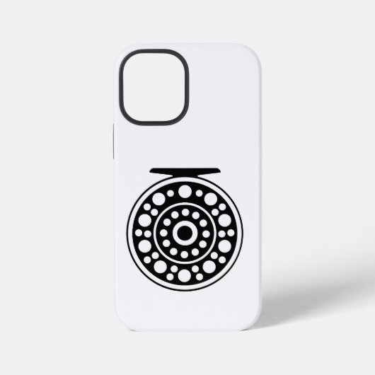 Fliegenfischer-Anglerrolle iPhone Hülle (Rückseite)