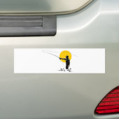 Fliegenfischer-Castingspule mit Fischenköderköder Autoaufkleber (Auf Auto)