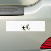 Fliegenfischer-Castingspule mit Fischenköderköder Autoaufkleber (Auf Auto)