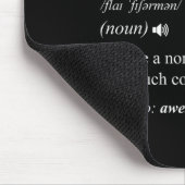 Fliegenfischer Definition Lustig Fliegenfischen Mousepad (Ecke)