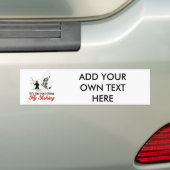 Fliegenfischer, der anziehende autoaufkleber (Auf Auto)