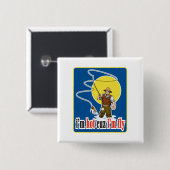 Fliegenfischer-Fischereiköder Button (Vorne & Hinten)