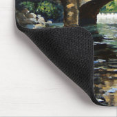 Fliegenfischer Forellenangler Mousepad (Ecke)