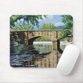 Fliegenfischer Forellenangler Mousepad (Mit Mouse)