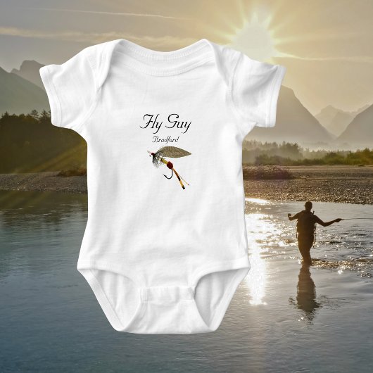 Fliegenfischer Typ Fliegenfliegen Baby Strampler