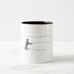 Fliegenfischer Zweifarbige Tasse<br><div class="desc">Fliegenfischercasting</div>