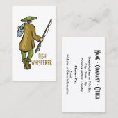 Fliegenfischerei anpassen visitenkarte (Vorne/Hinten)