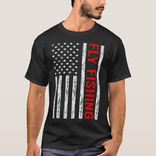 Fliegenfischerei der USA T-Shirt (Vorderseite)