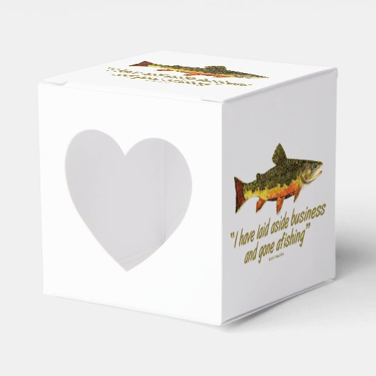 Fliegenfischerei Geschenkschachtel (Vorderseite)