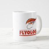 Fliegenfischerei Jumbo-Tasse (Vorderseite Rechts)