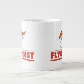 Fliegenfischerei Jumbo-Tasse (Vorderseite)