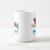 Fliegenfischerei Kaffeetasse (Mittel)