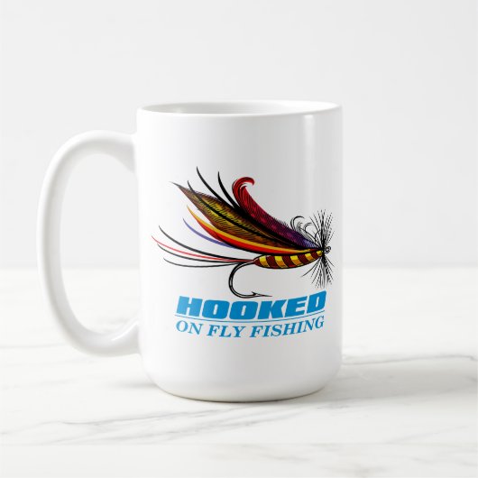 Fliegenfischerei Kaffeetasse (Links)