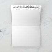 Fliegenfischerei Karte (Innenseite)