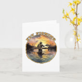 Fliegenfischerei Karte (Gelbe Blume)