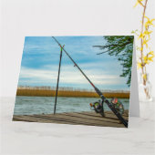 Fliegenfischerei Karte (Gelbe Blume)