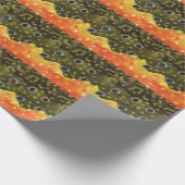 Fliegenfischerei mit Bachforellen Geschenkpapier (Ecke)